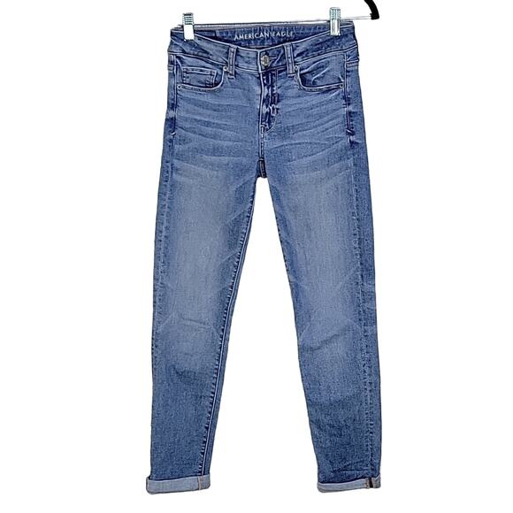American Eagle Next Level Stretch Skinny Jeans Womens Size 2 - Picture 1 of 15